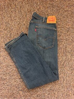 Levi's 505 Men’s Blue Straight Fit Jeans Size 38X30 Denim